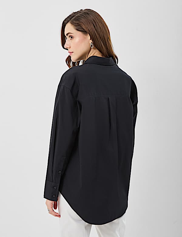 Cotton Rich Collared Shirt