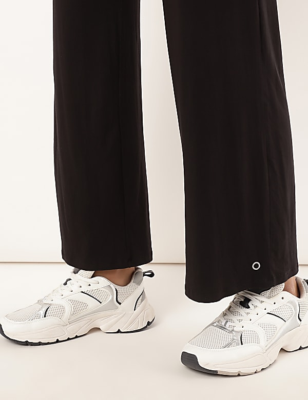 Viscose Mix Plain Loose Fit Trouser