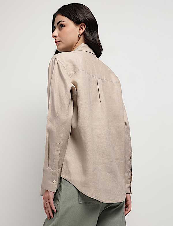 Pure Linen Girlfriend Shirt