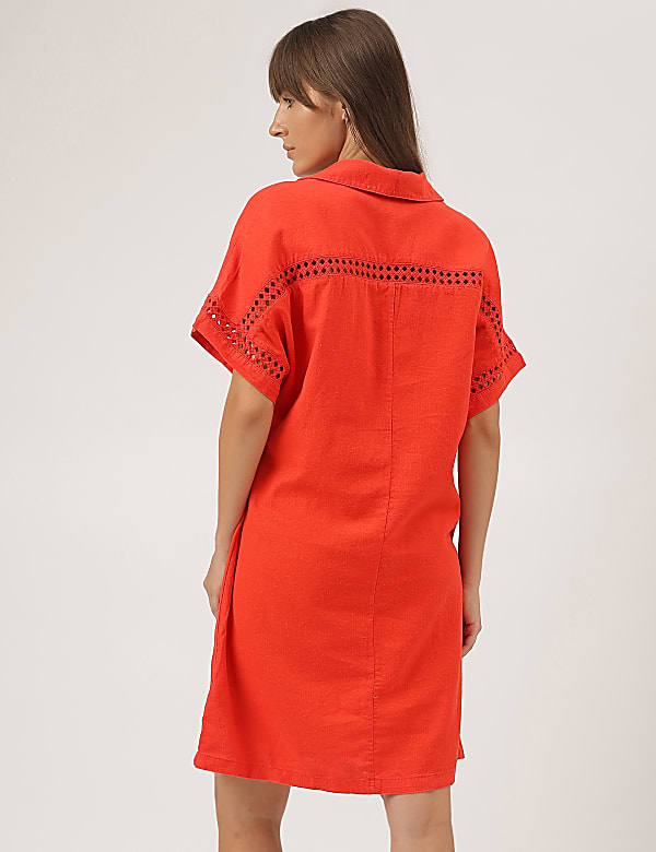 Short Sleeves Plain Midi Dress