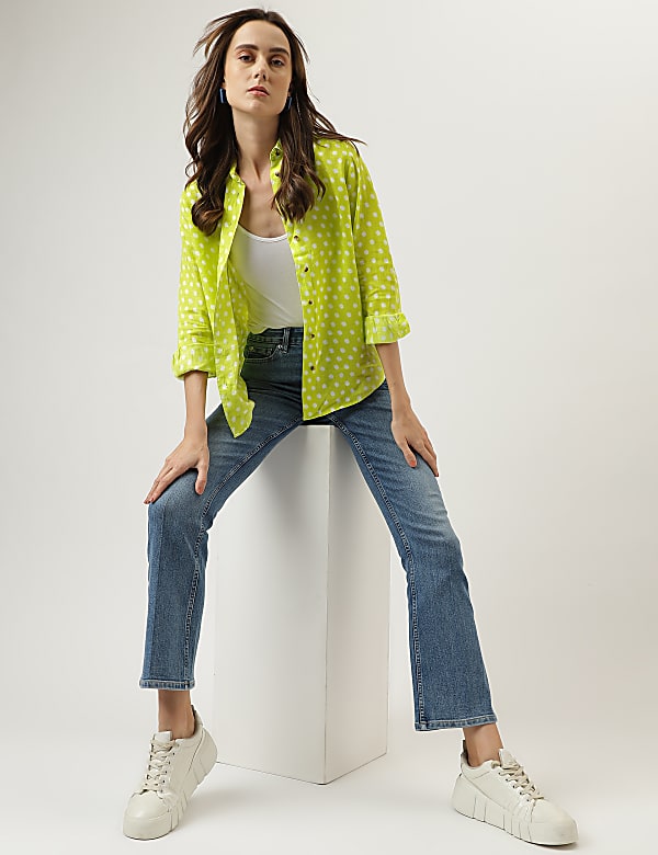 Polka Dot Regular Fit Shirt