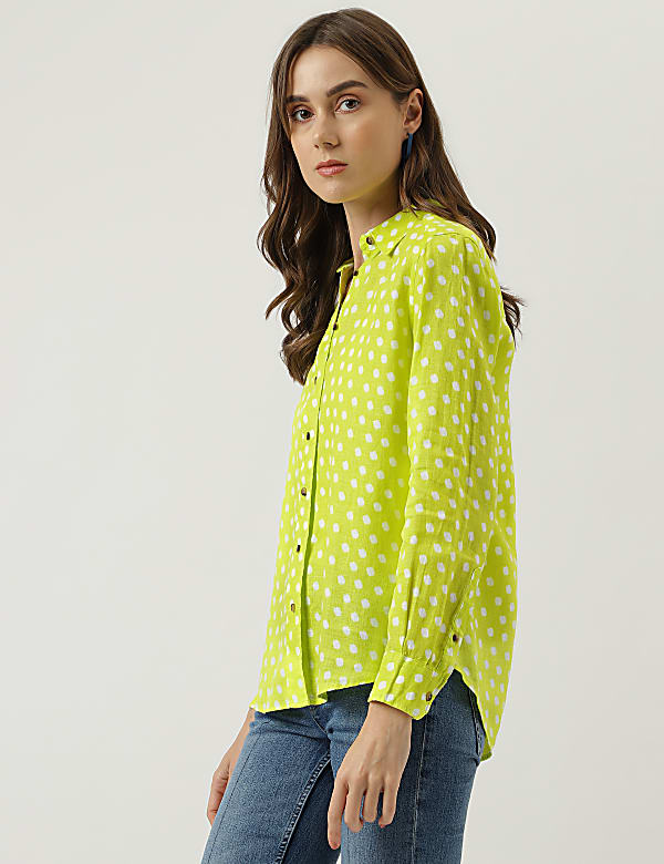 Polka Dot Regular Fit Shirt