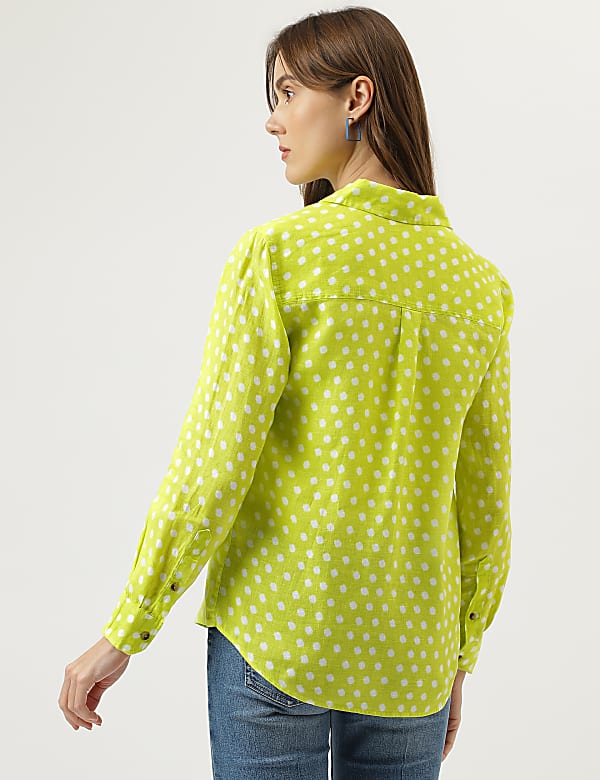 Polka Dot Regular Fit Shirt