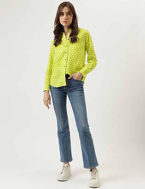 Polka Dot Regular Fit Shirt