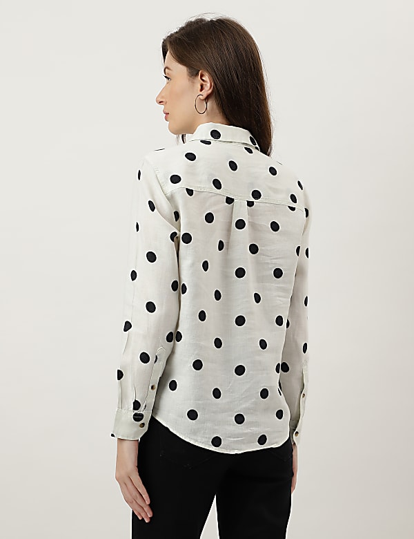 Polka Dots Regular Fit Shirt