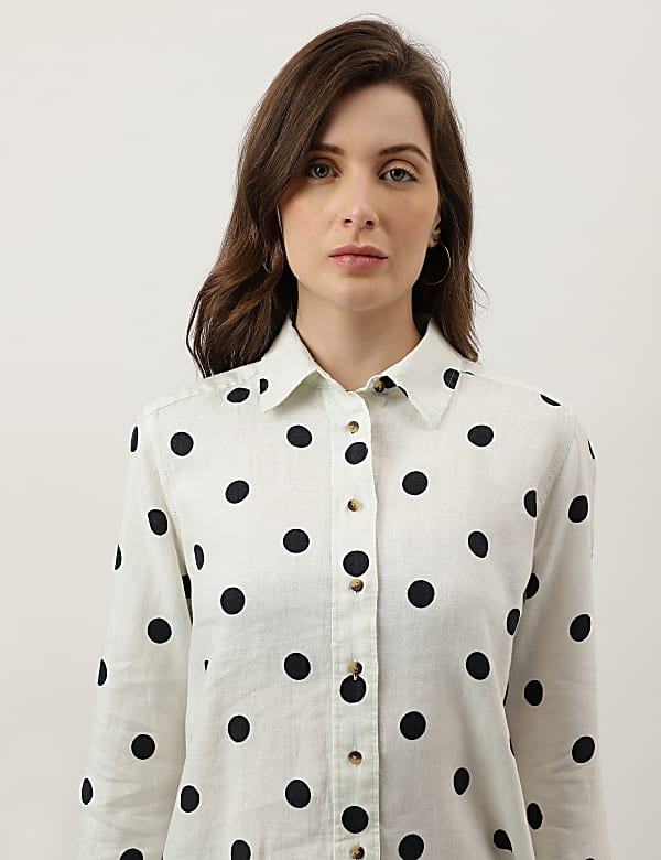 Polka Dots Regular Fit Shirt