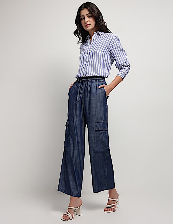 Pure Linen Bengal Stripes Shirt