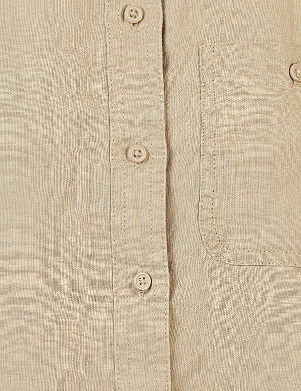 Pure Linen Styled Shirt