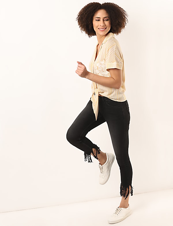 Cotton Mix Plain Super Skinny Fit Jeans