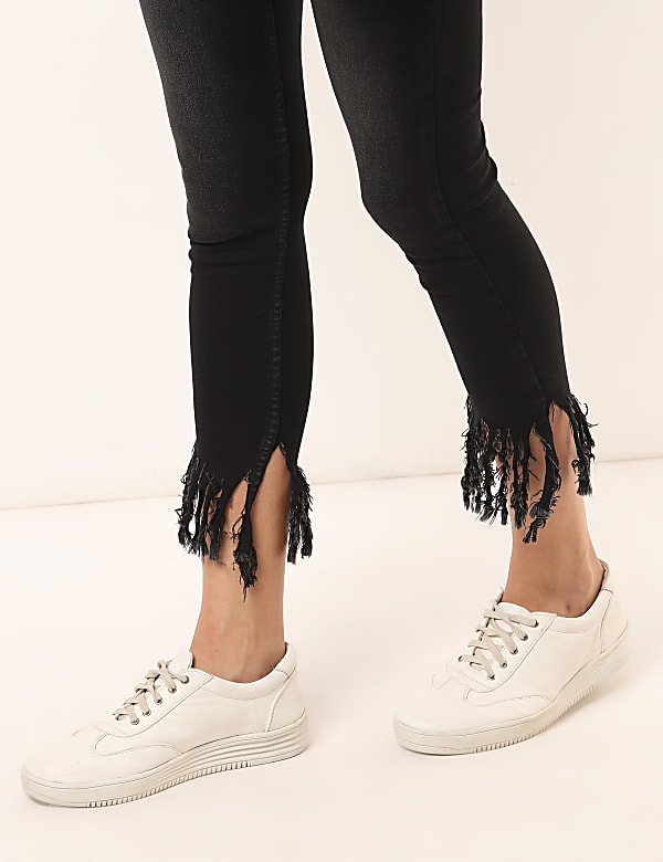 Cotton Mix Plain Super Skinny Fit Jeans