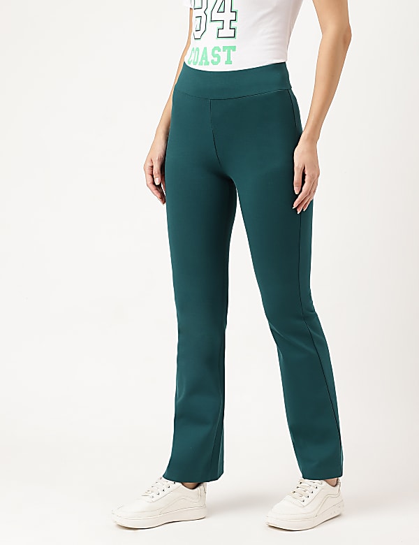 Flared High Waist Jeggings