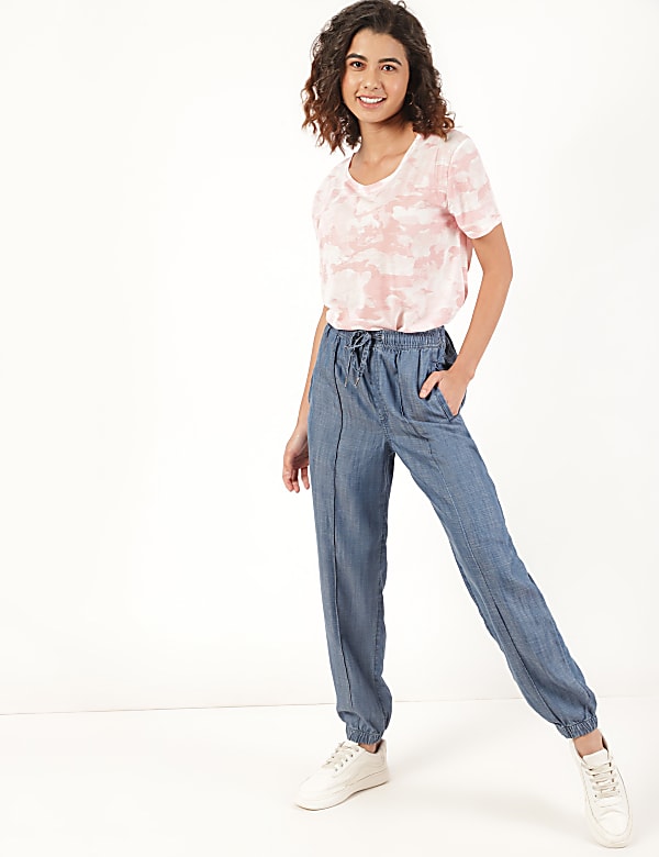 Pure Tencil Plain Regular Fit Trouser