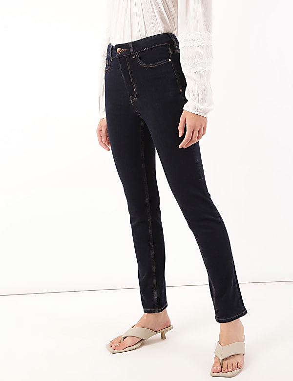 Cotton Mix Plain Slim Fit Jeans