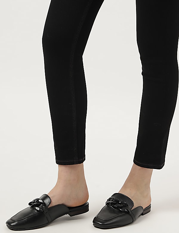 Cotton Mix Plain Slim Fit Jeans