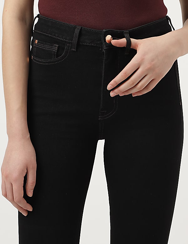 Cotton Mix Plain Slim Fit Jeans