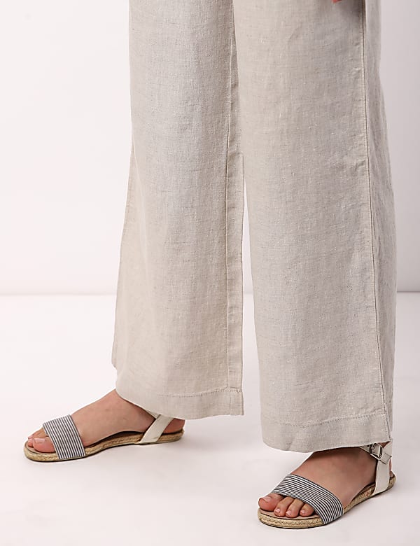 Marks and spencer linen pants hot sale