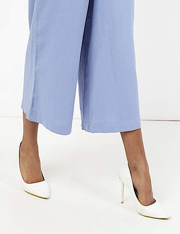 IBF Linen Viscose  Crop