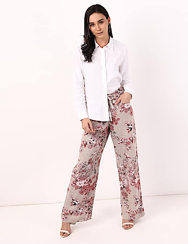 Floral LV Wide Leg