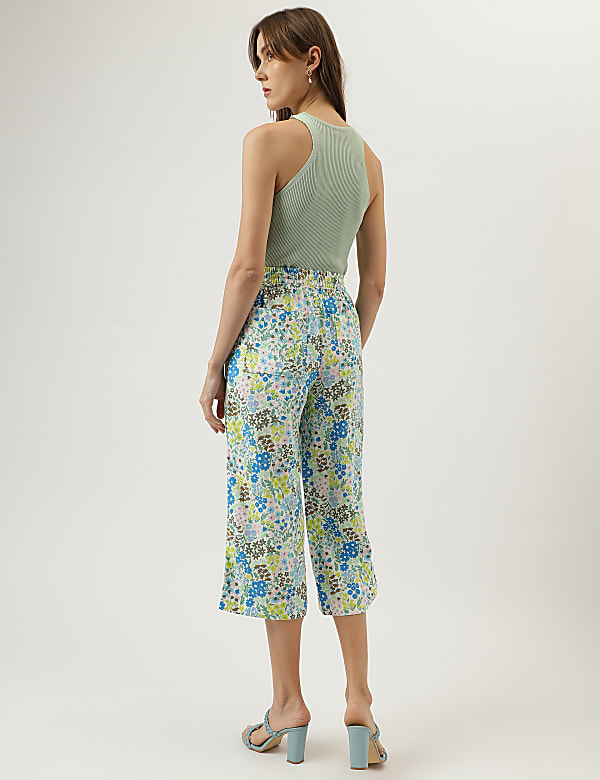 Floral Drawstring Trousers