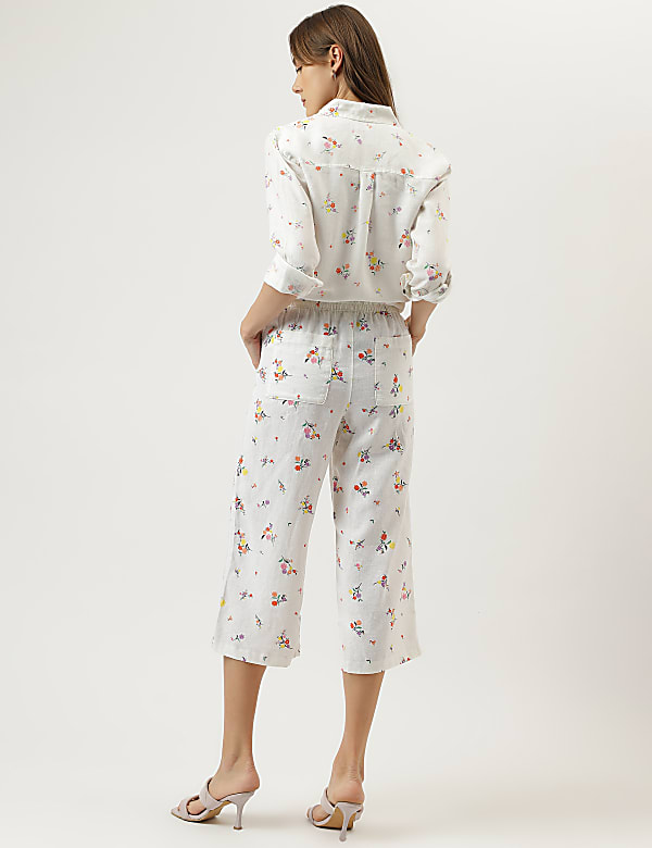 Floral Drawstring Trousers