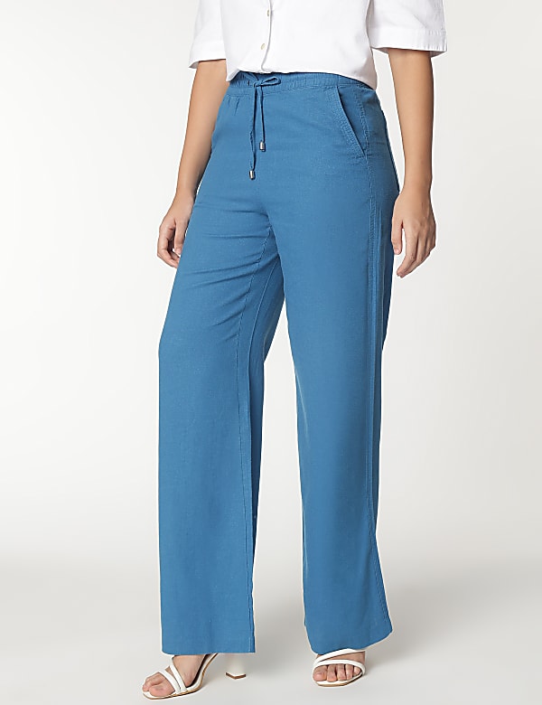 Linen Rich Relaxed Fit Pants