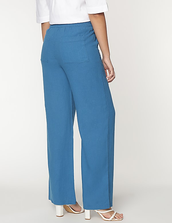 Linen Rich Relaxed Fit Pants