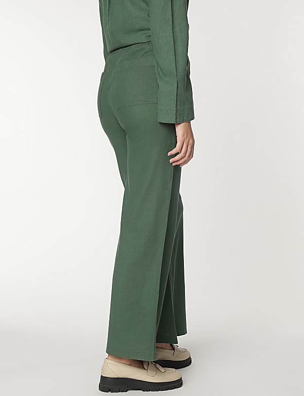 Linen Rich Relaxed Fit Pants
