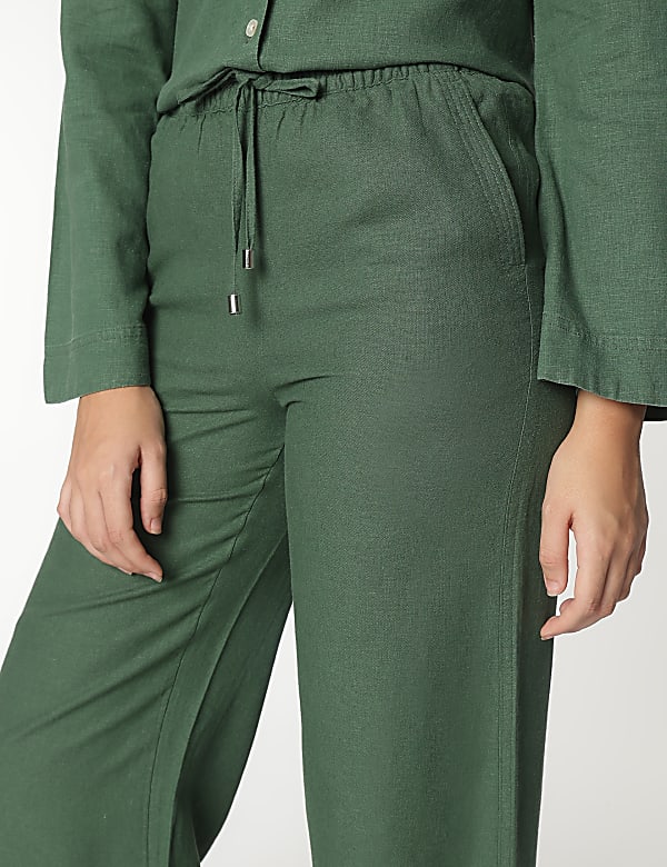 Linen Rich Relaxed Fit Pants