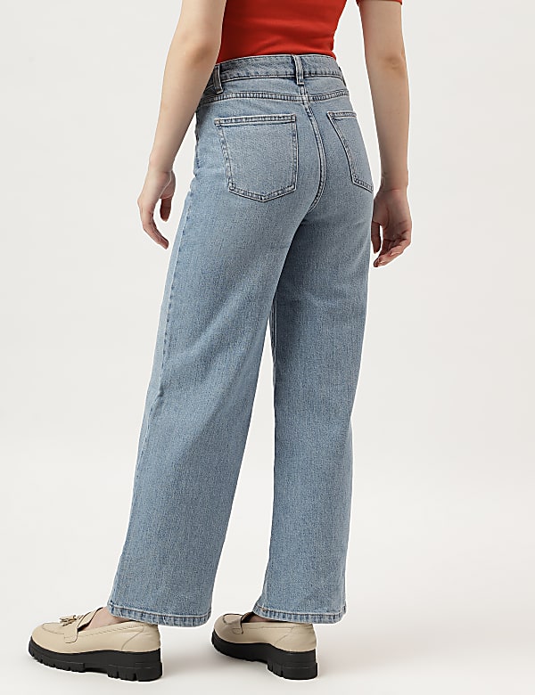 High Waisted Wide Leg Jeans