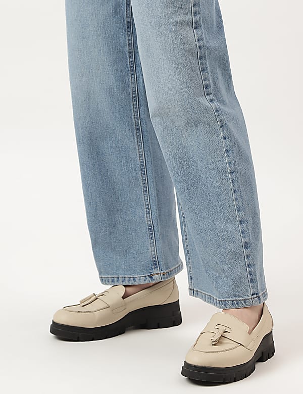 High Waisted Wide Leg Jeans