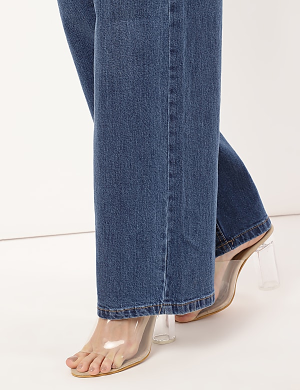 High Waisted Wide Leg Jeans