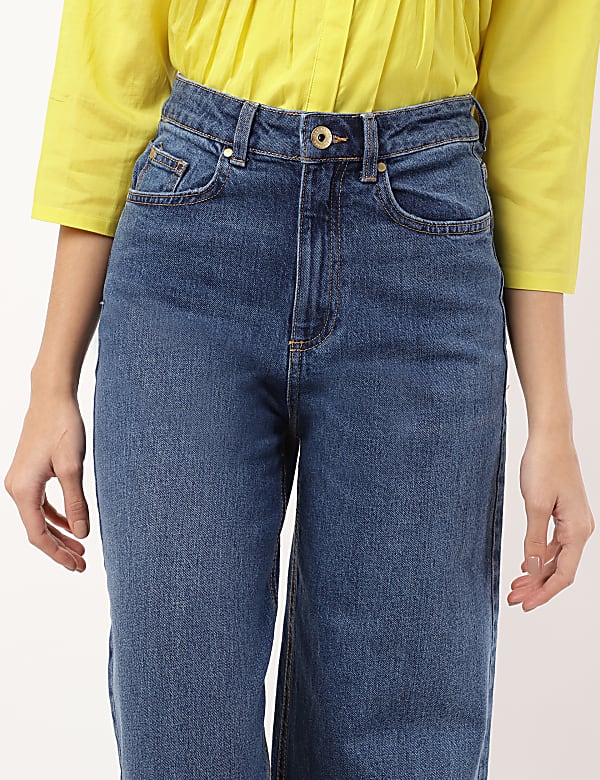 High Waisted Wide Leg Jeans