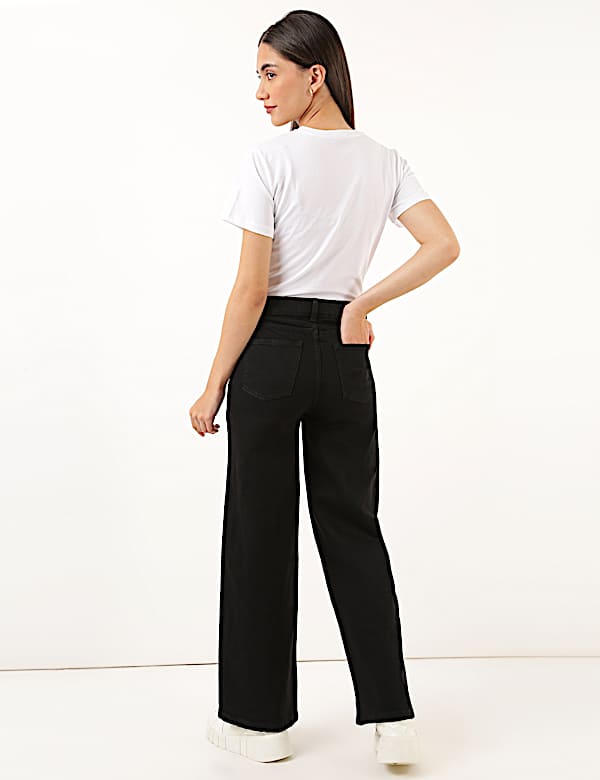 High Waisted Wide Leg Jeans