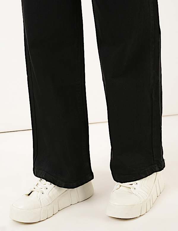 High Waisted Wide Leg Jeans