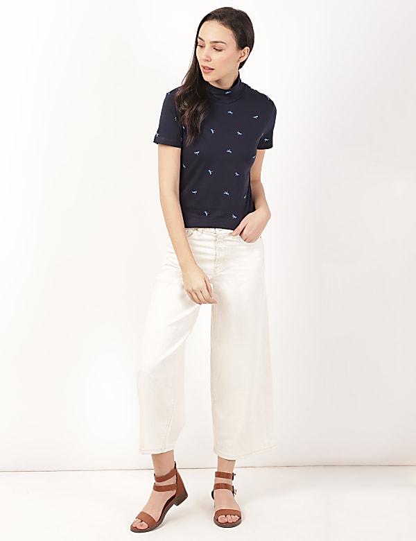 Tailored Wide Leg Pant