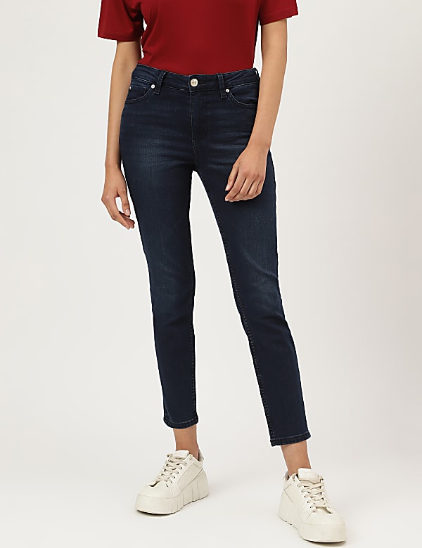 Skinny Mid Waist Jeans