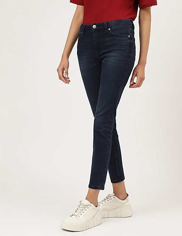 Skinny Mid Waist Jeans