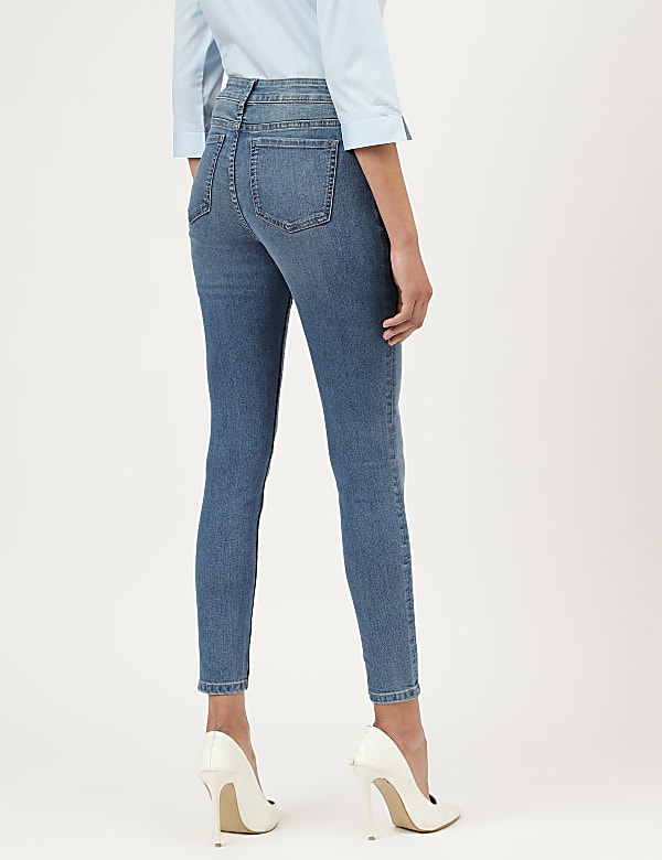 Skinny Mid Waist Jeans