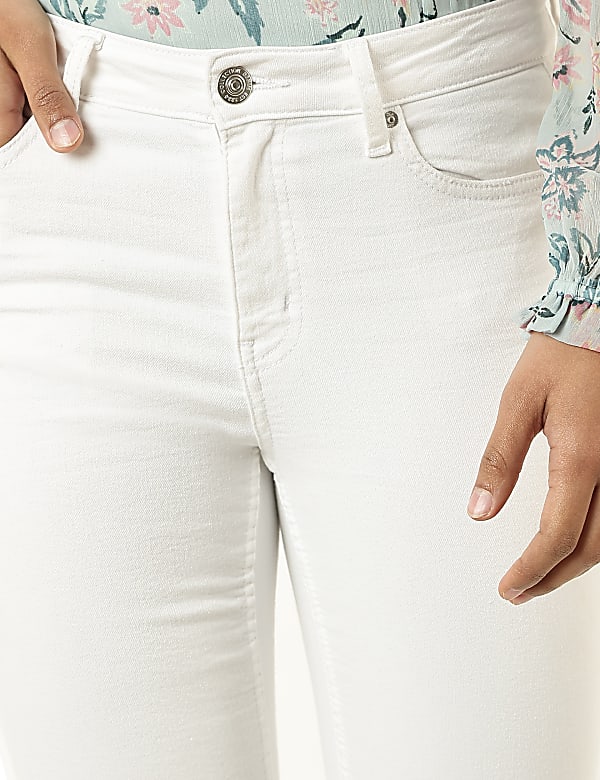Skinny Mid Waist Jeans