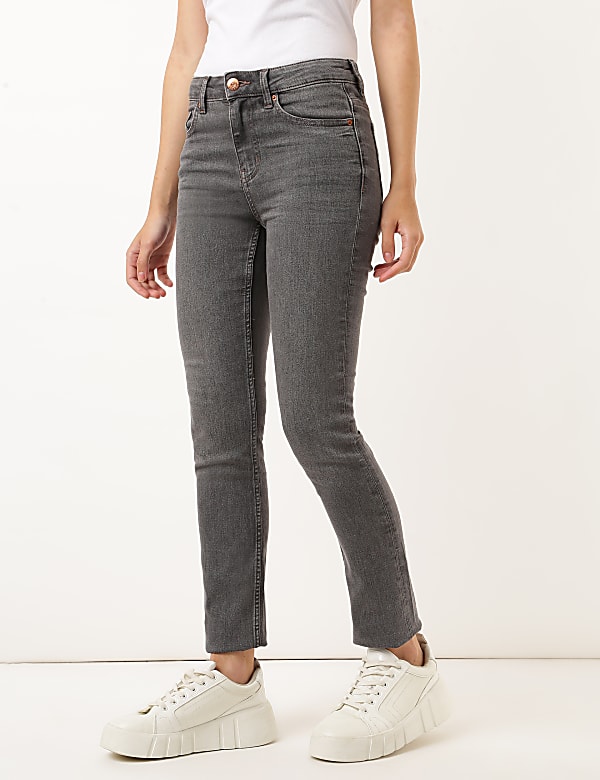 Slim Fit Cotton Blend Jeans