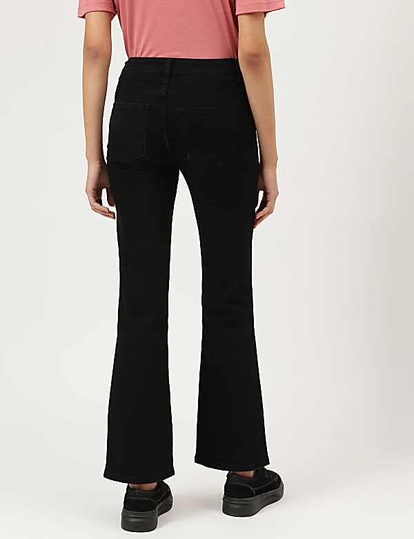 Bootcut Cotton Blend Jeans