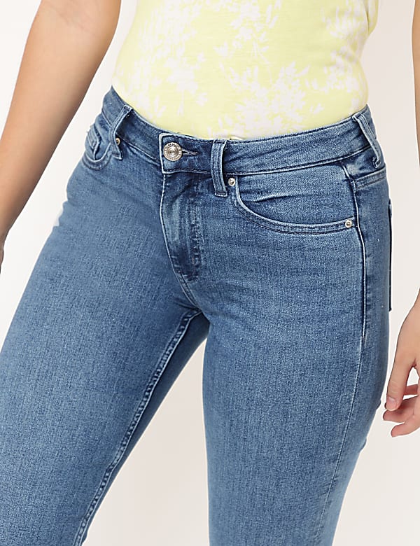 Cotton Mix Plain Straight Fit Jeans