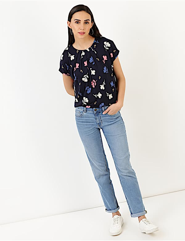 Straight Denim With Stretch