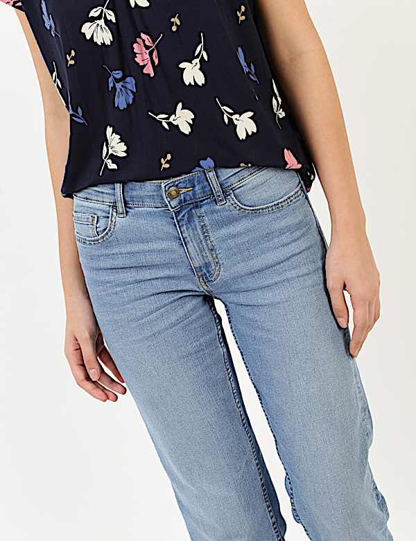 Straight Denim With Stretch