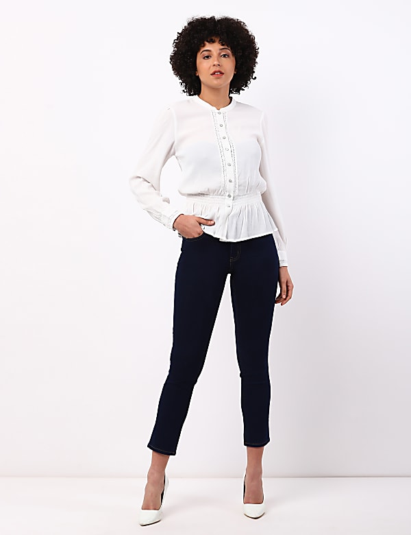 Solid Denim With Stretch