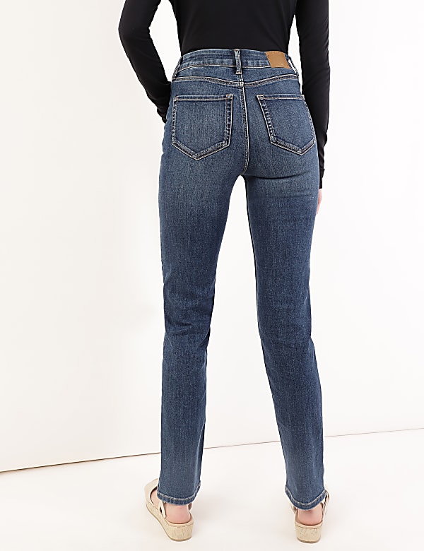 Cotton Mix Plain Straight Fit Jeans