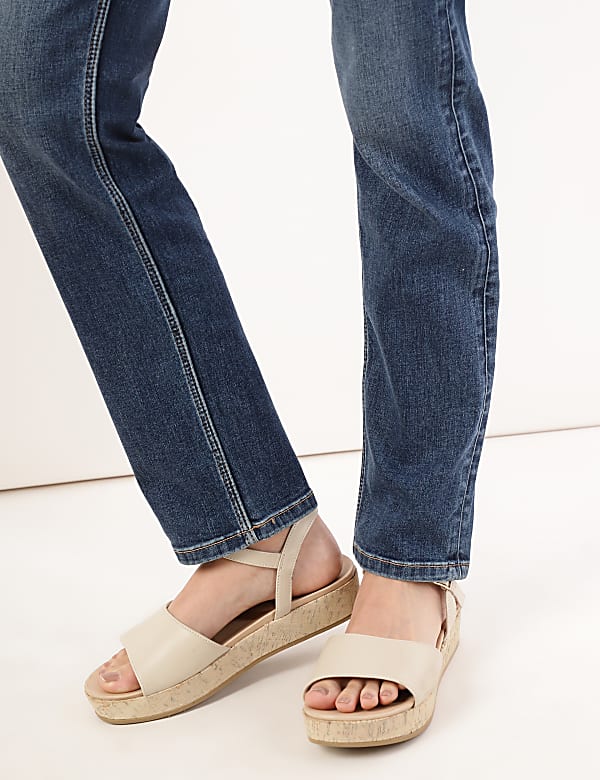 Cotton Mix Plain Straight Fit Jeans
