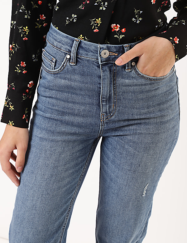 Cotton Mix Plain Straight Fit Jeans