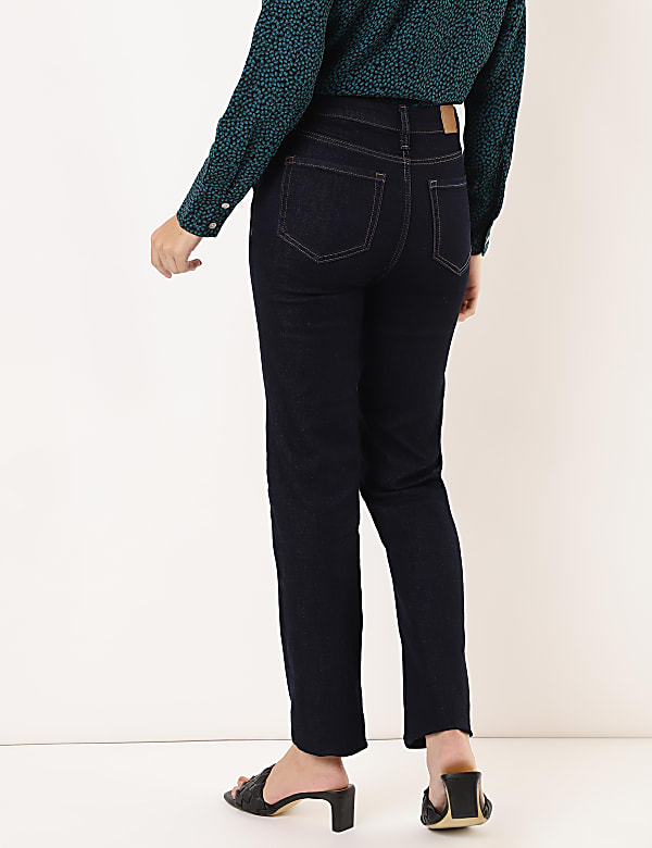 Cotton Mix Plain Straight Fit Jeans