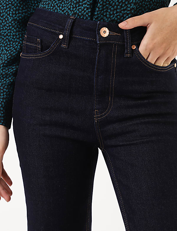 Cotton Mix Plain Straight Fit Jeans